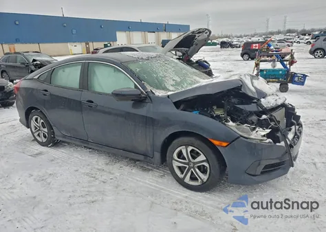 2018 Honda Civic Lx из США, поврежденный, VIN 2HGFC2F54JH579301